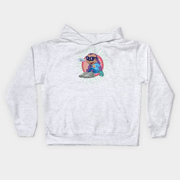 Chill Bro Kids Hoodie by gs_designs